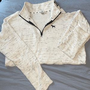 PINK half zip sweatshirt